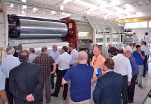 Vacuum Metallization and adhesive lamination demonstrated at Nordmeccanica